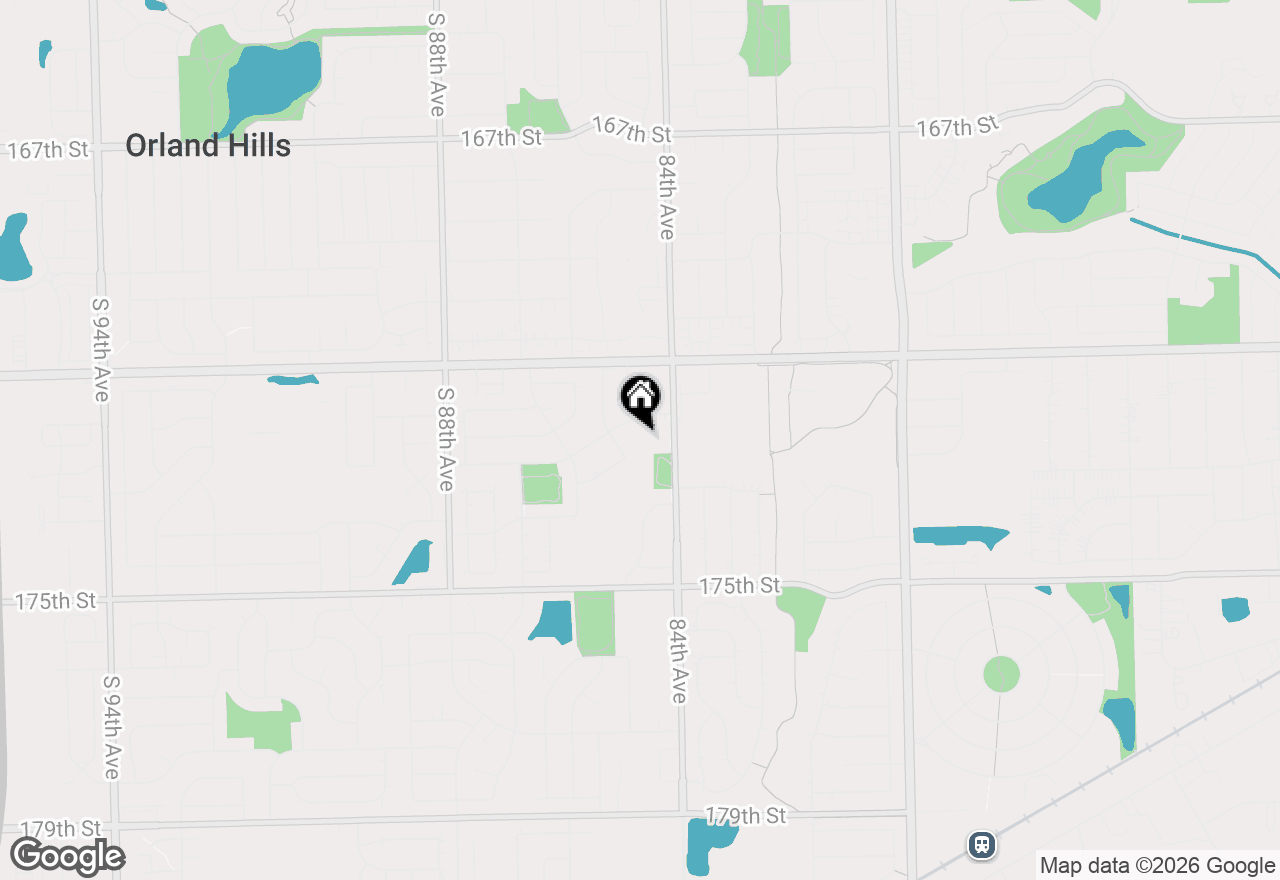 Map of 17212 Cottage Court, Tinley Park, IL 60487