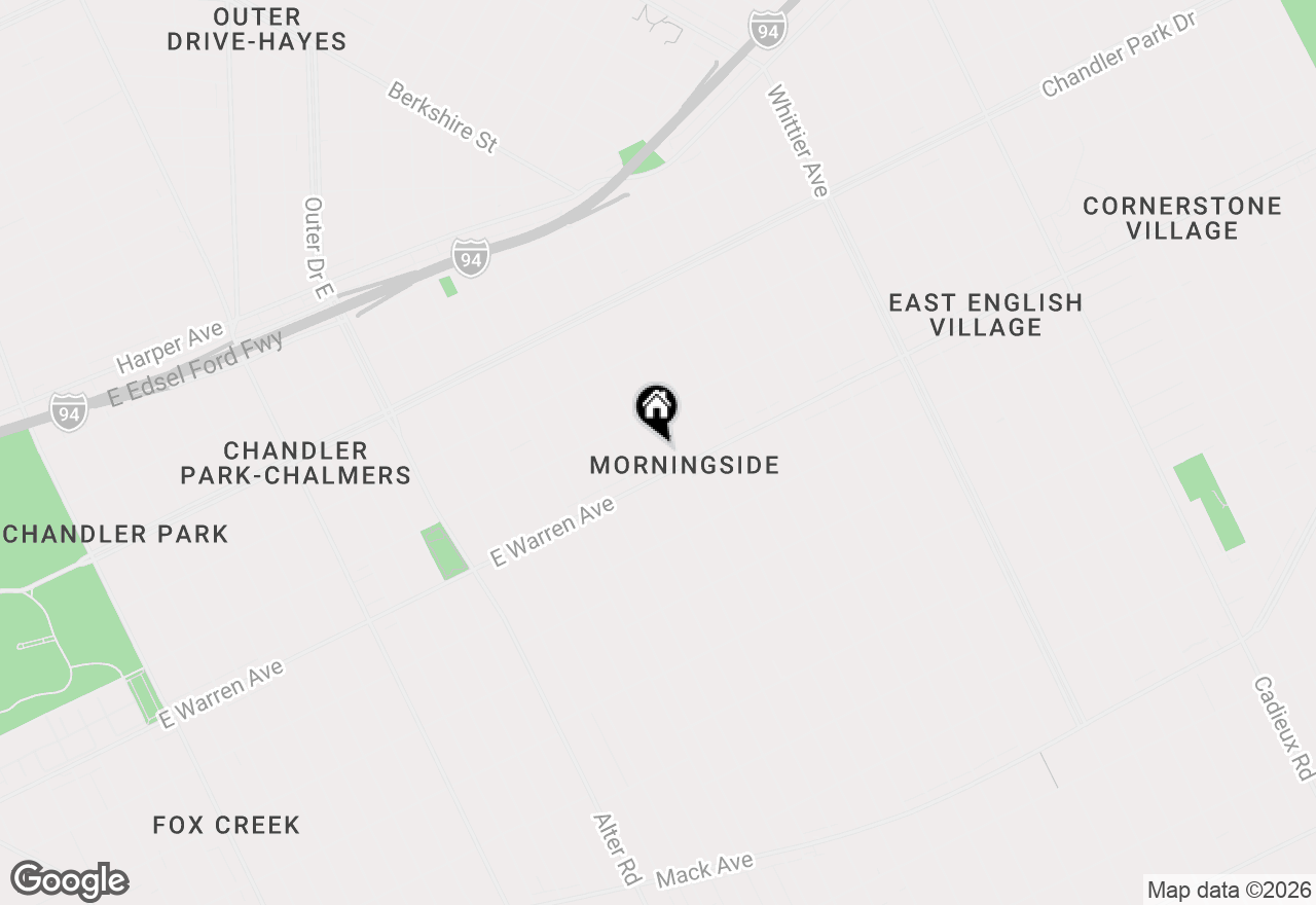 Map of 5040 Balfour Road, Detroit, MI 48224