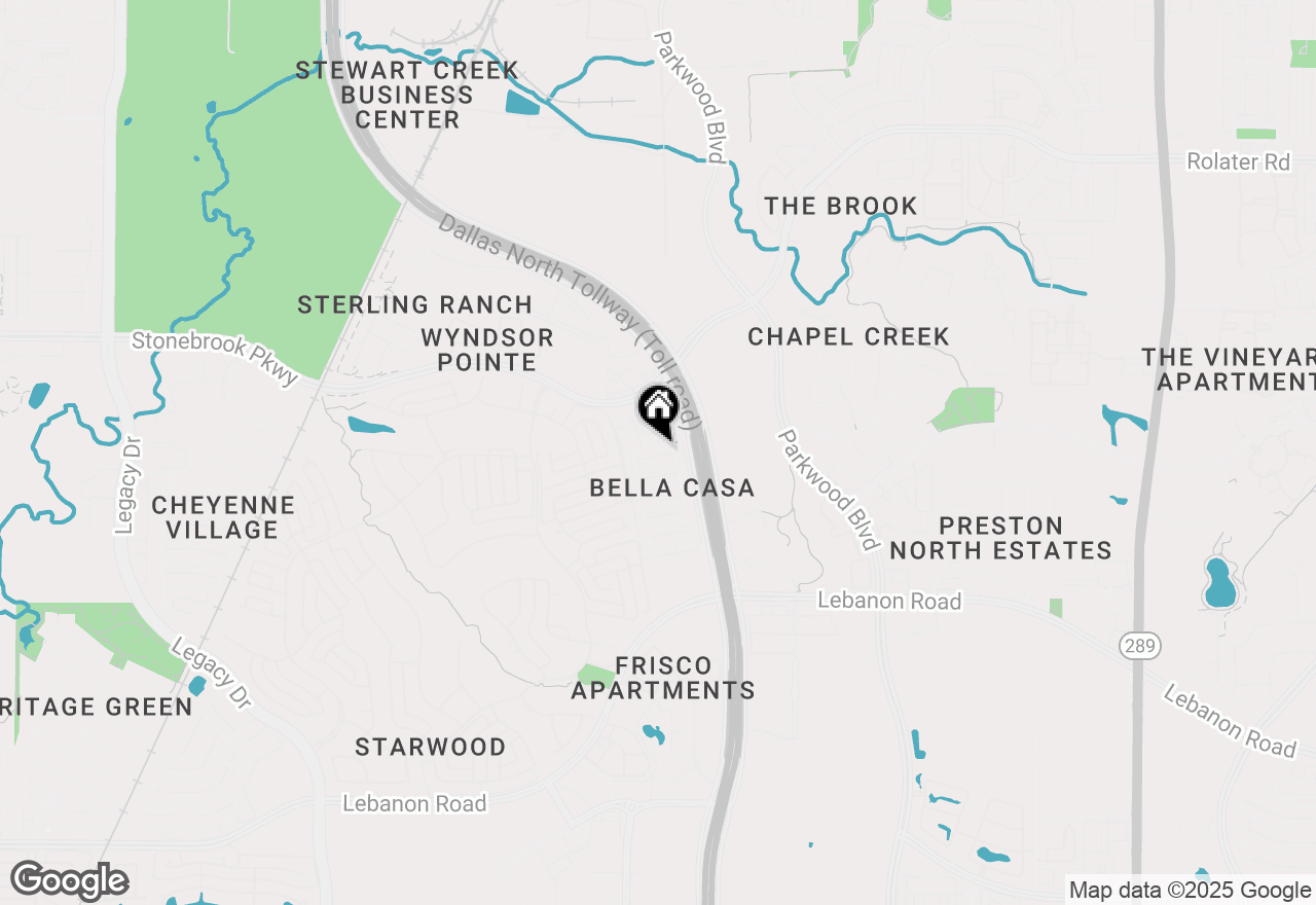 Map of 6813 Massa Lane, Frisco, TX 75034