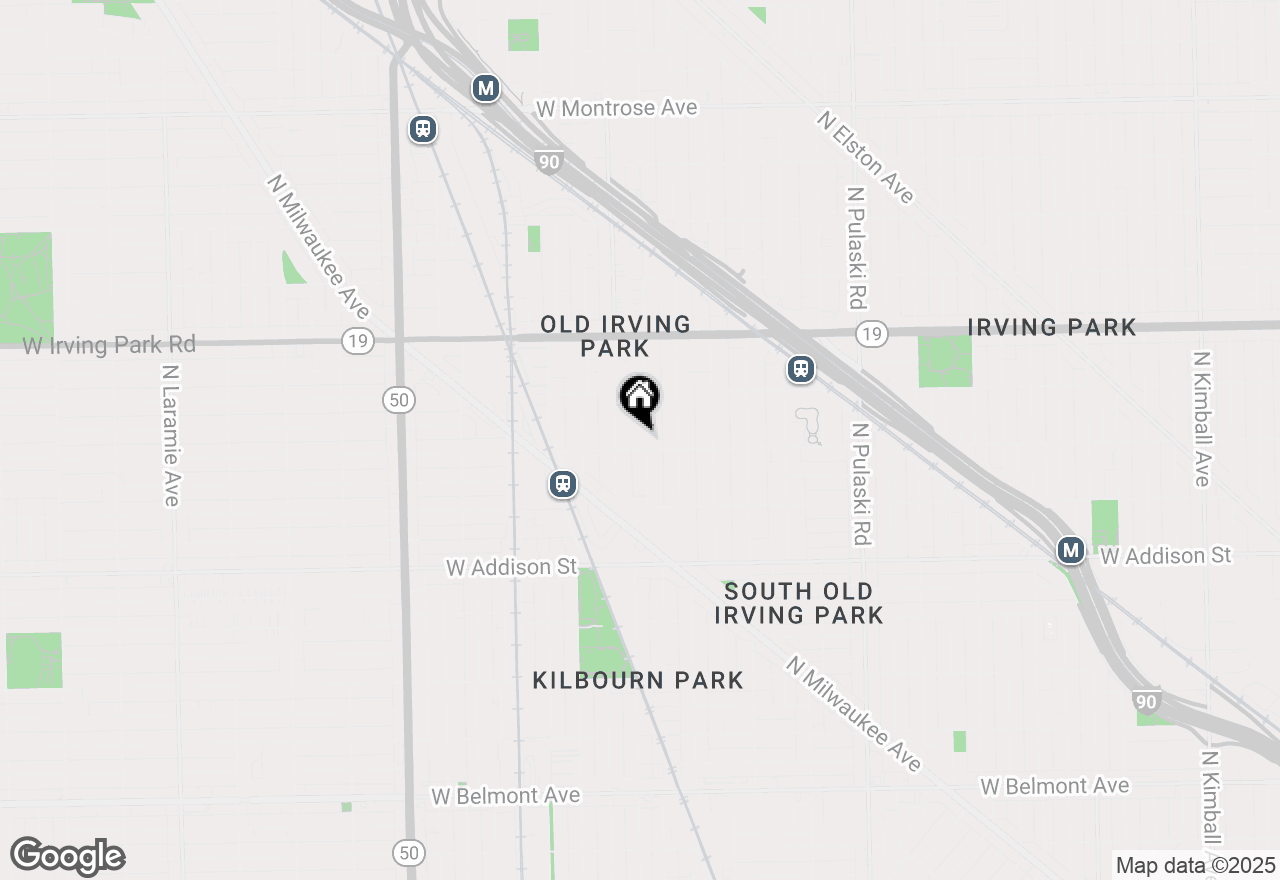 Map of 3806 N Lowell Avenue, Chicago, IL 60641