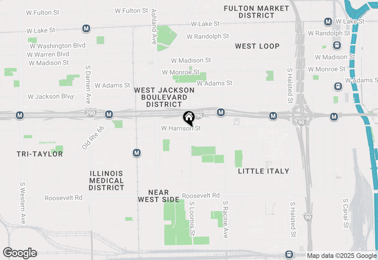 Map of 602 S Loomis Street, Chicago, IL 60607