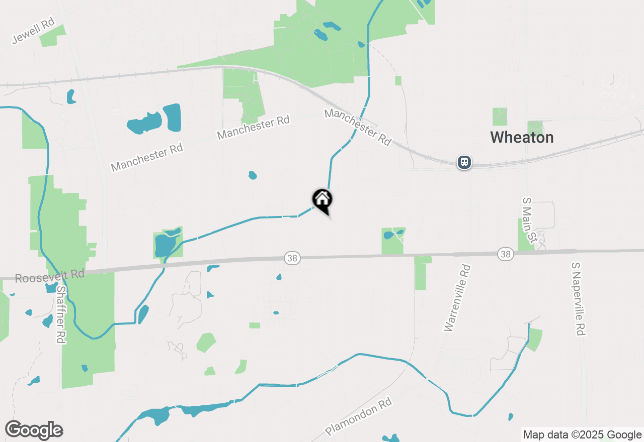 Map of 502 S Knollwood Drive, Wheaton, IL 60187