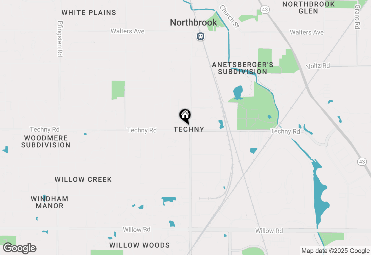 Map of 2020 Techny Road, Northbrook, IL 60062
