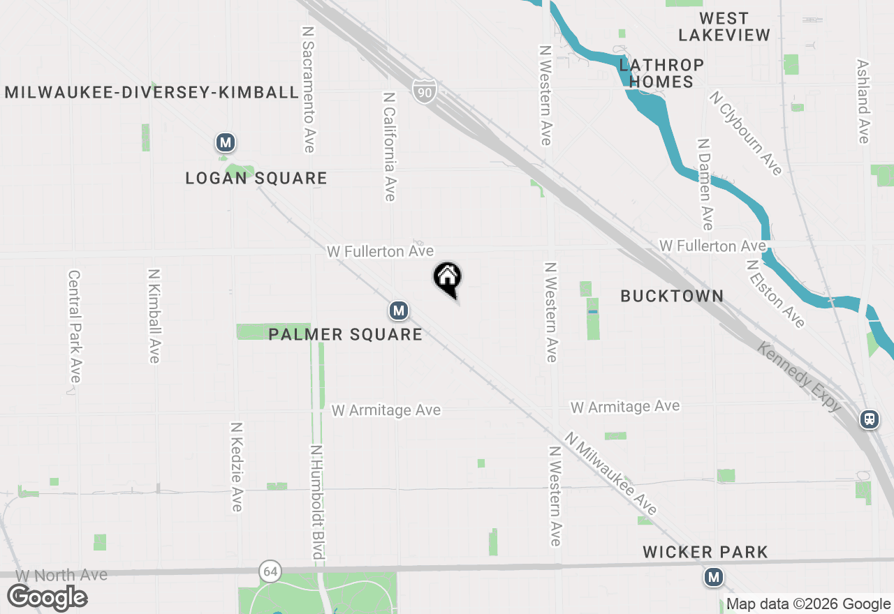 Map of 2216 N Talman Avenue, Chicago, IL 60647