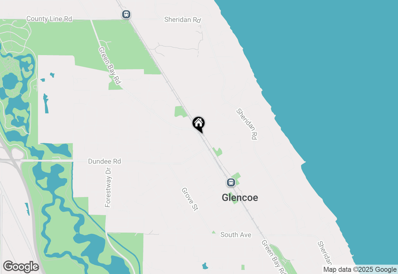 Map of 930 Green Bay Road #E, Glencoe, IL 60022