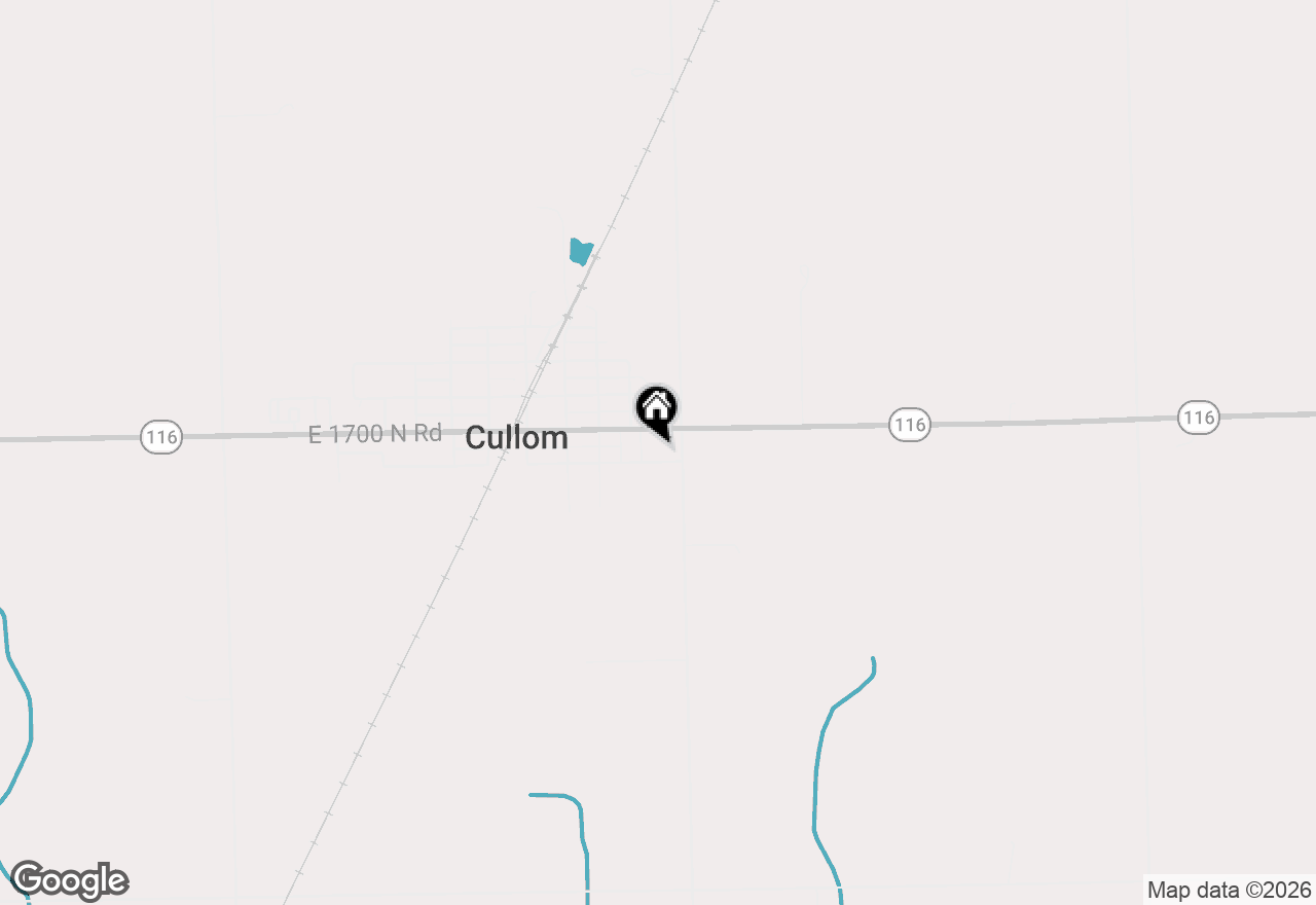 Map of 419 E Cleveland Street, Cullom, IL 60929