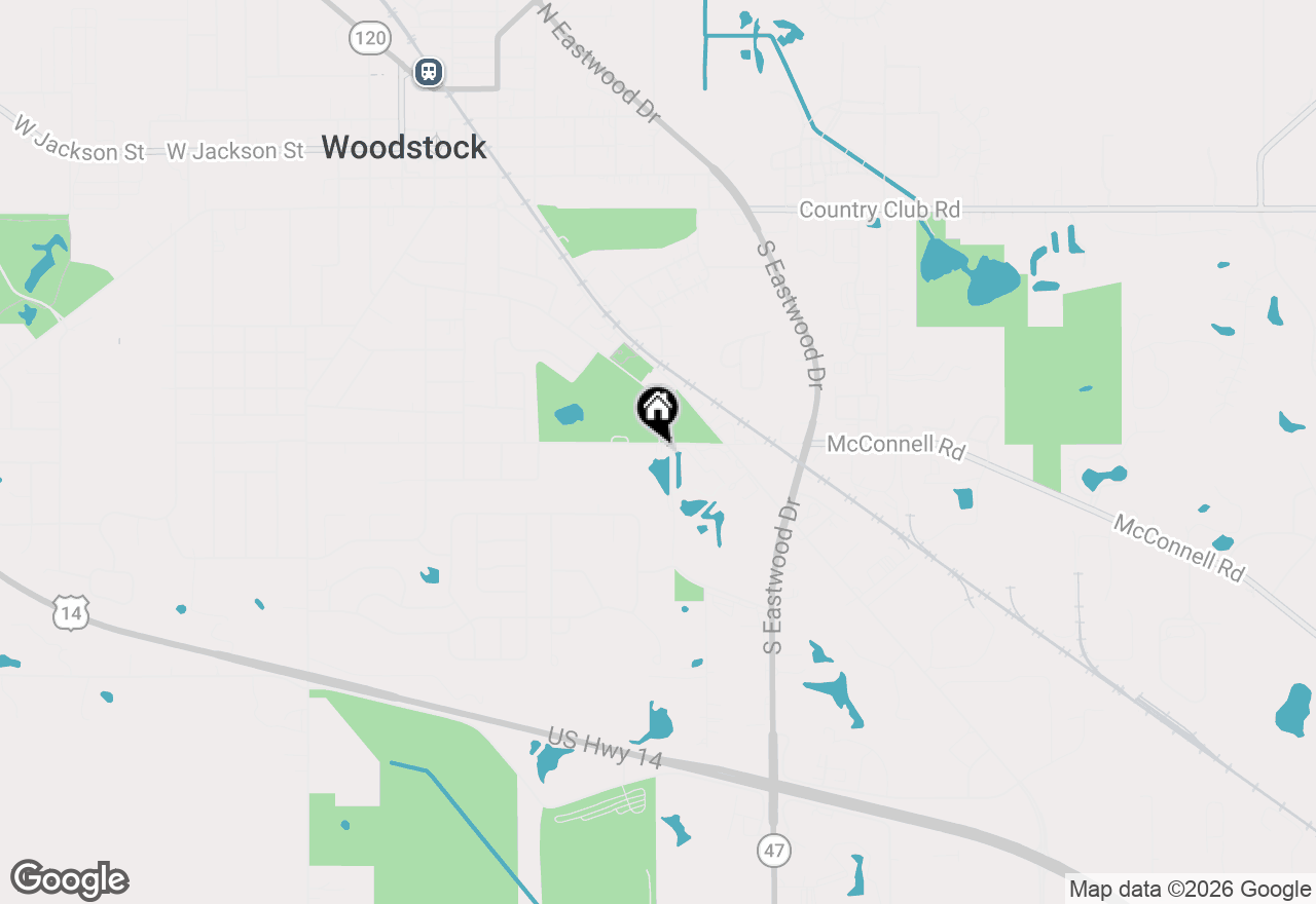 Map of 830 E Kimball Avenue, Woodstock, IL 60098