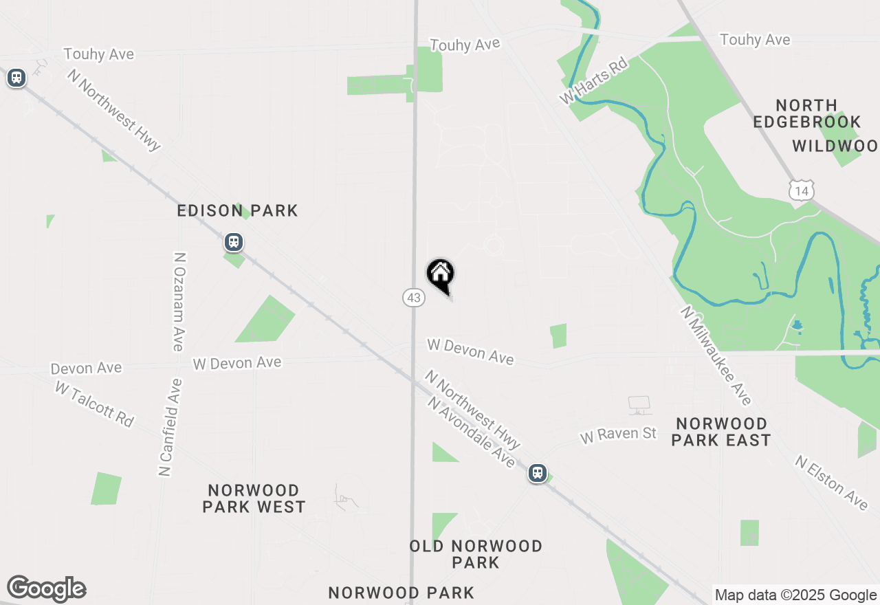 Map of 7100 W Arthur Avenue, Chicago, IL 60631