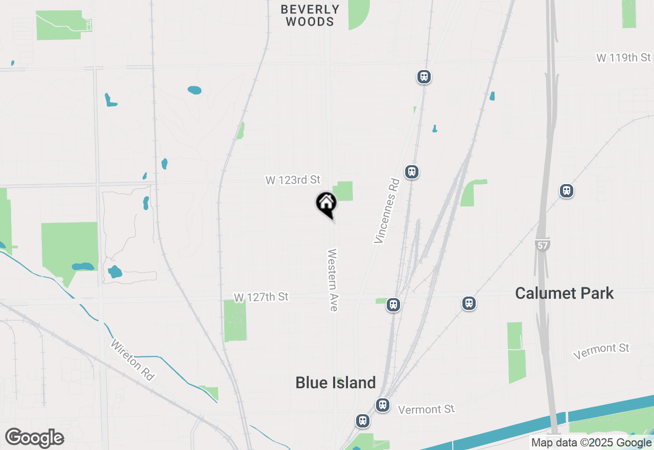 Map of 12434 Western Avenue, Blue Island, IL 60406