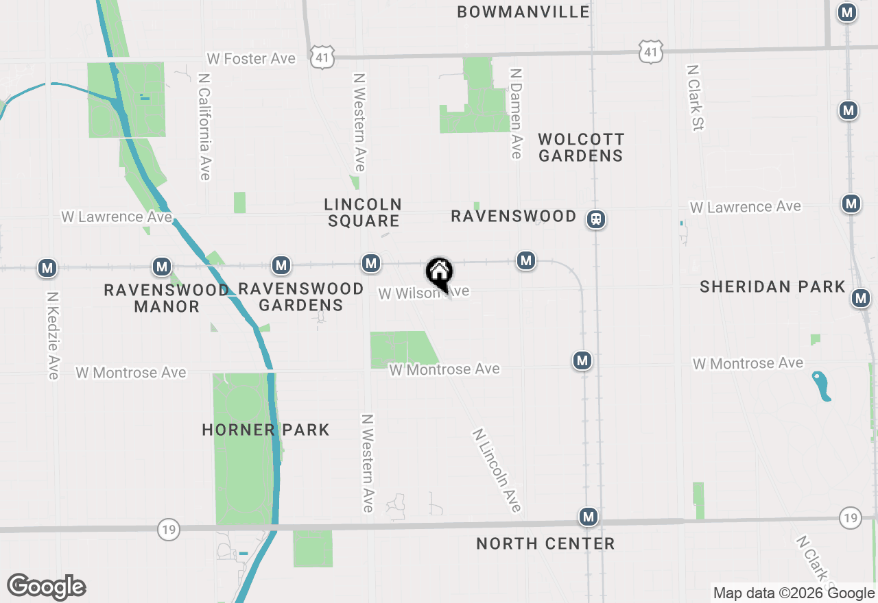 Map of 4542 N Leavitt Street, Chicago, IL 60625