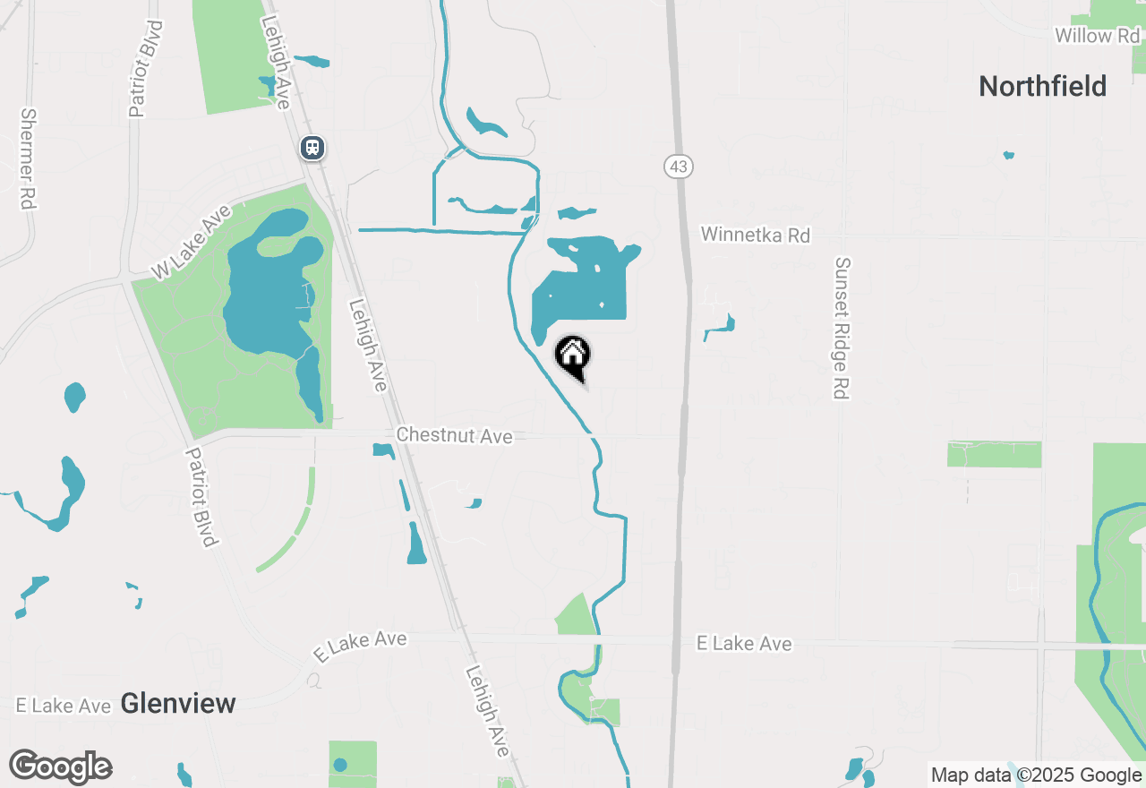 Map of 1847 Tanglewood Drive #3B, Glenview, IL 60025