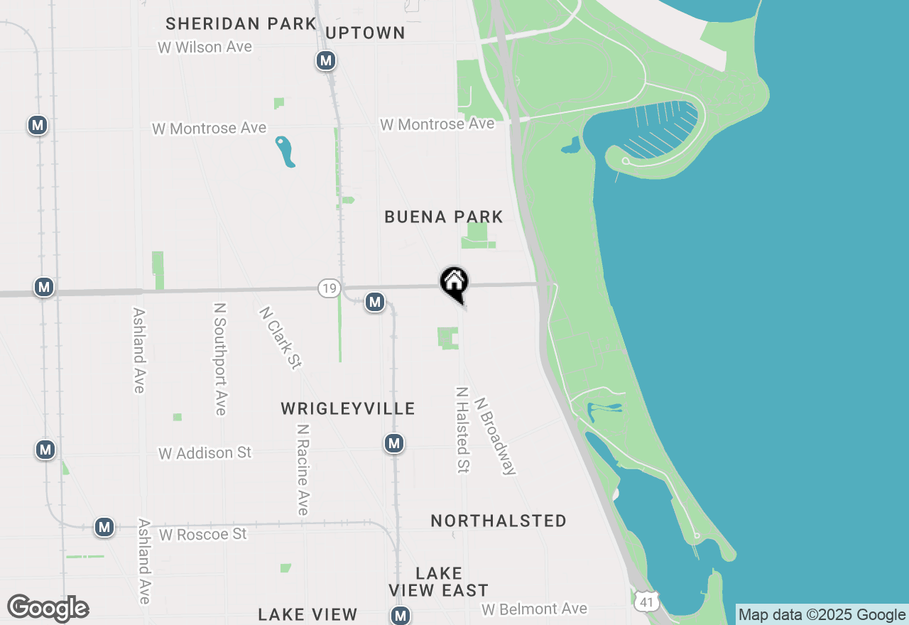 Map of 3920 N Broadway Street #204, Chicago, IL 60613