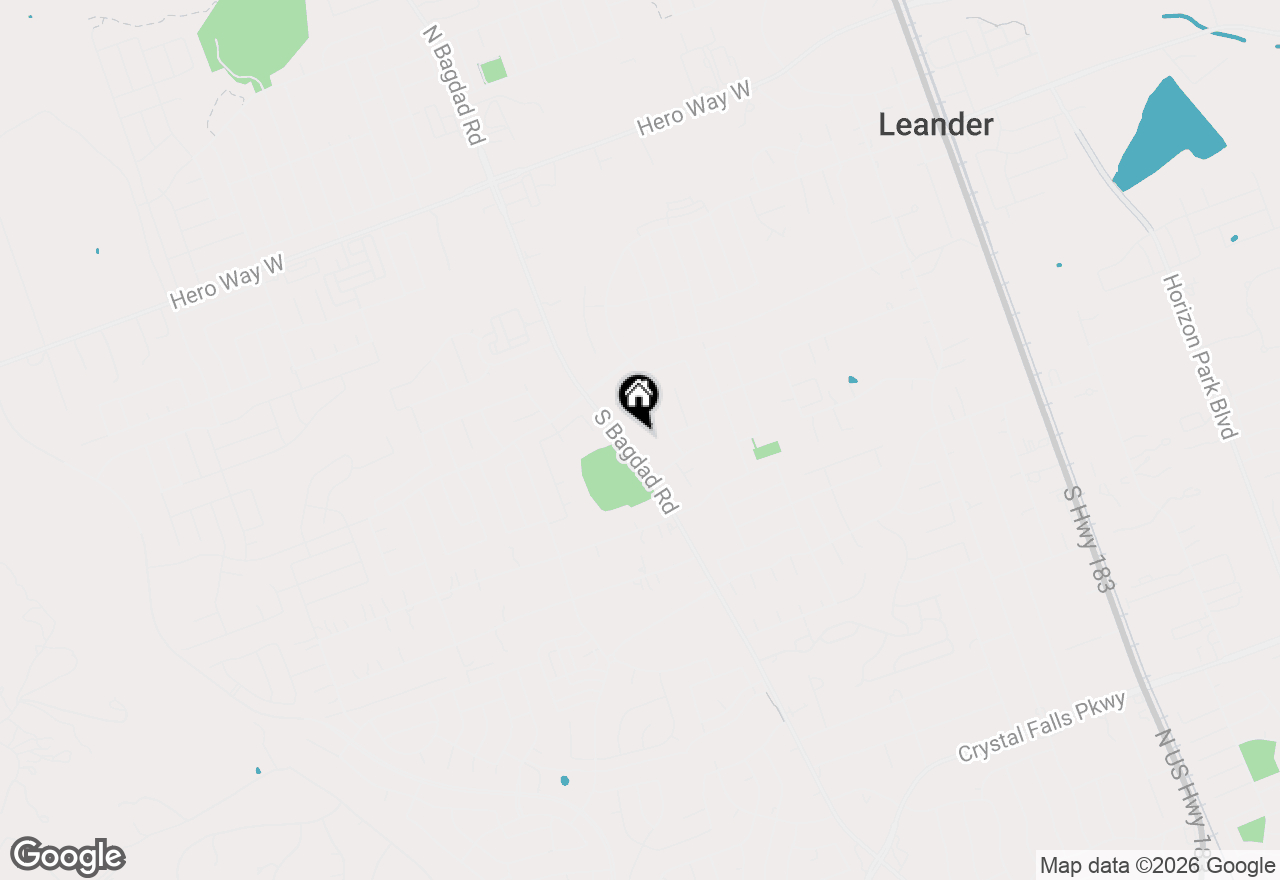 Map of 600 S Bagdad Road, Leander, TX 78641