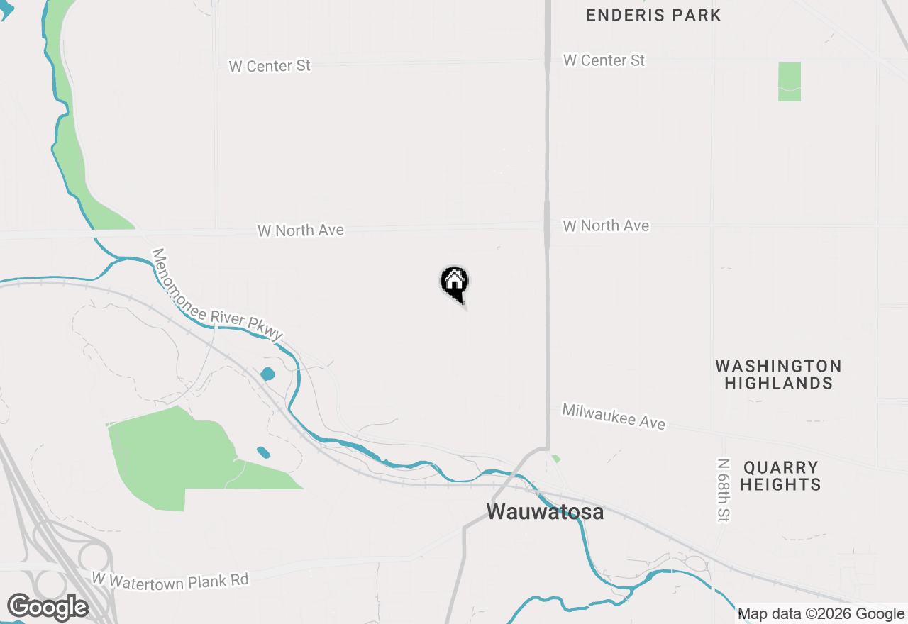 Map of 2022 N 81st St, Wauwatosa, WI 53213