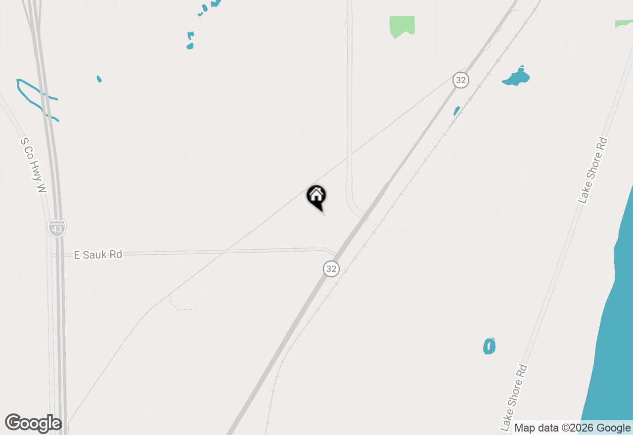 Map of 1821 Farm View Dr, Grafton, WI 53024
