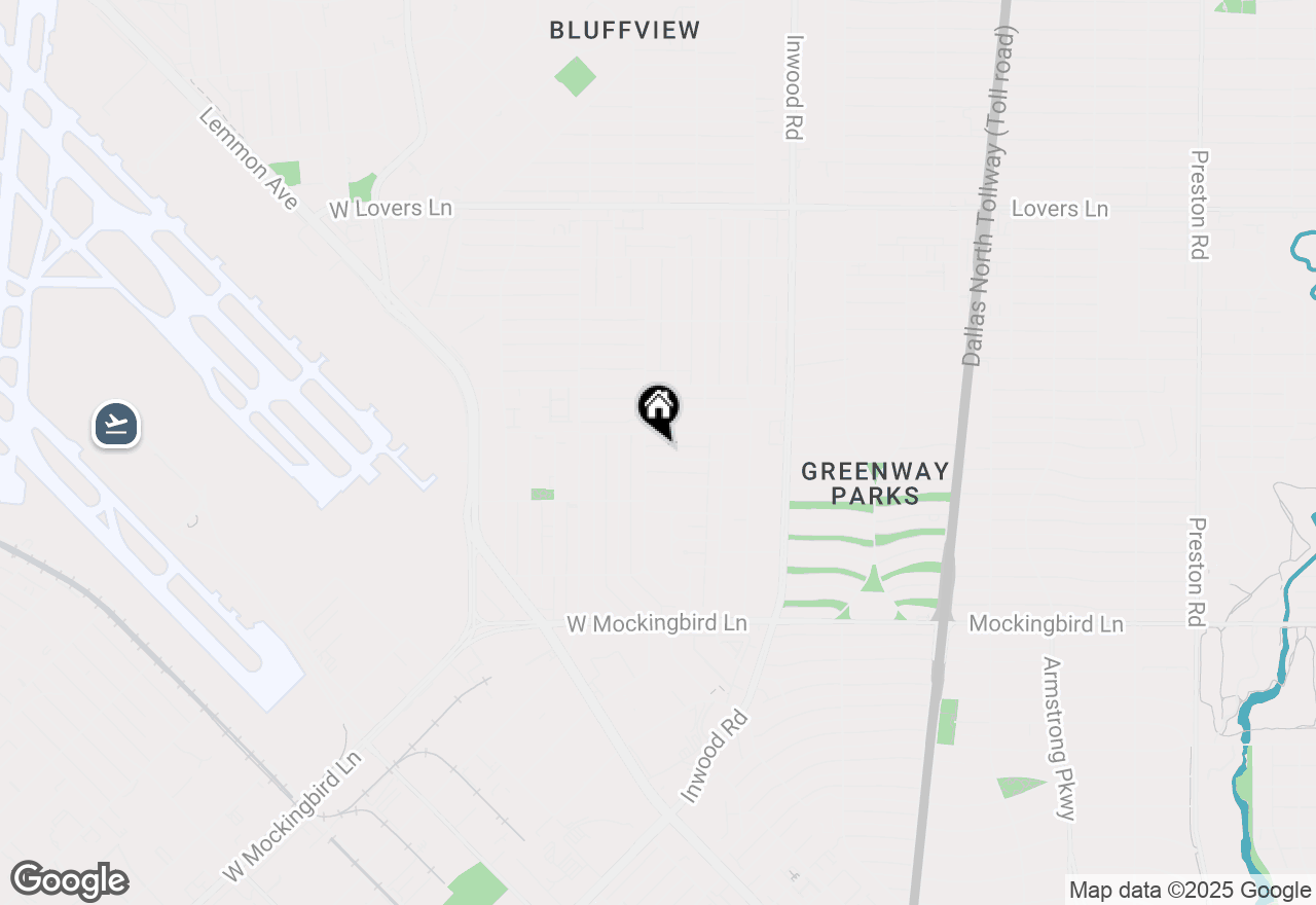 Map of 4913 Thrush Street, Dallas, TX 75209