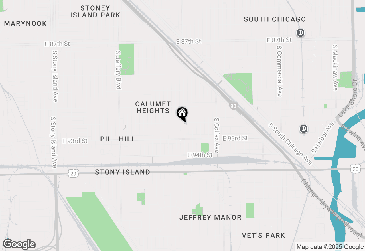 Map of 9206 S Yates Boulevard, Chicago, IL 60617