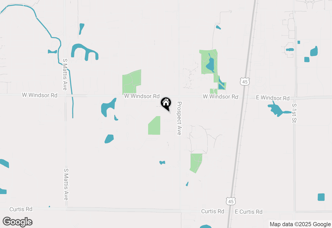 Map of 1001 Barclay Court, Champaign, IL 61821