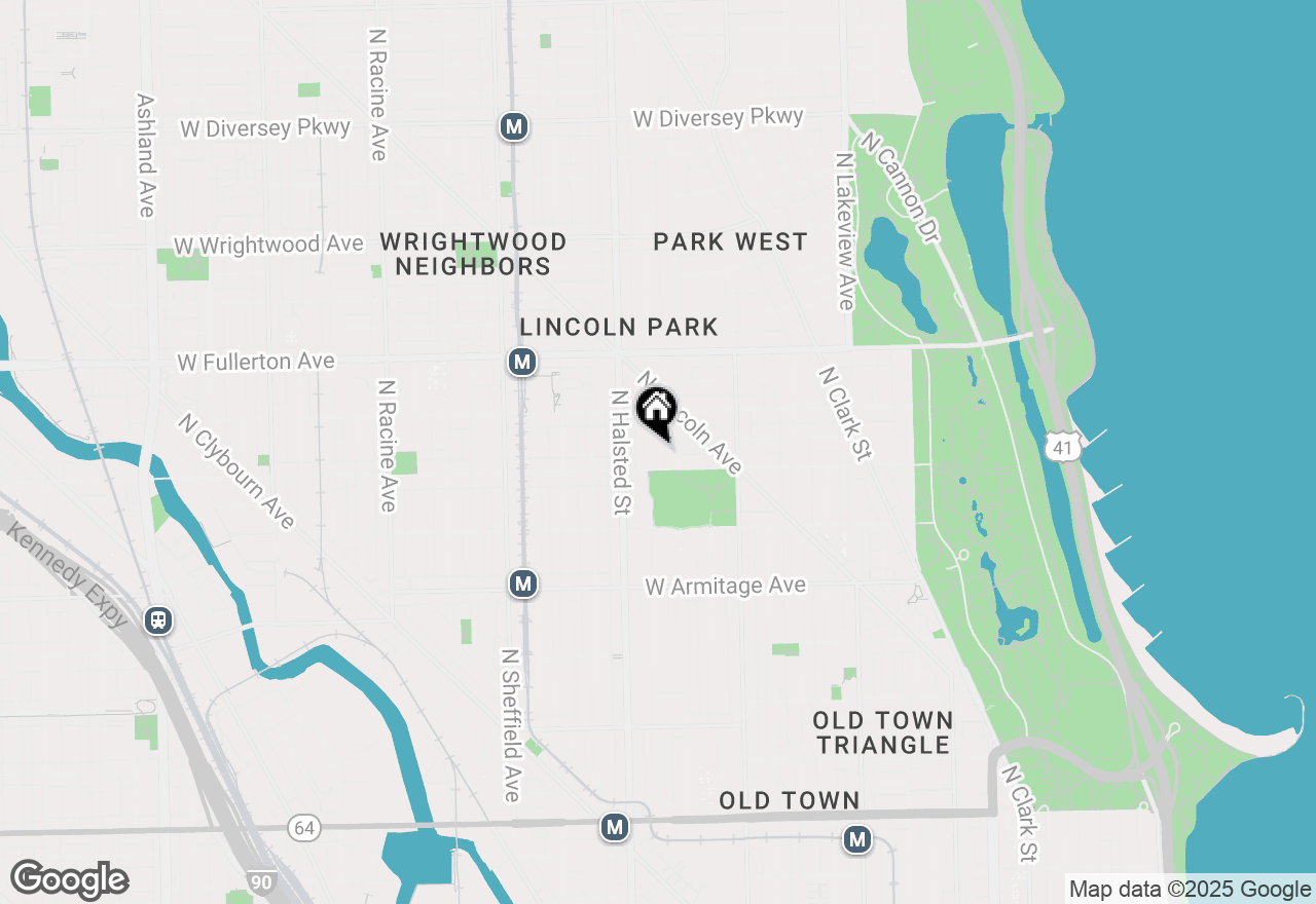 Map of 2217 N Burling Street, Chicago, IL 60614