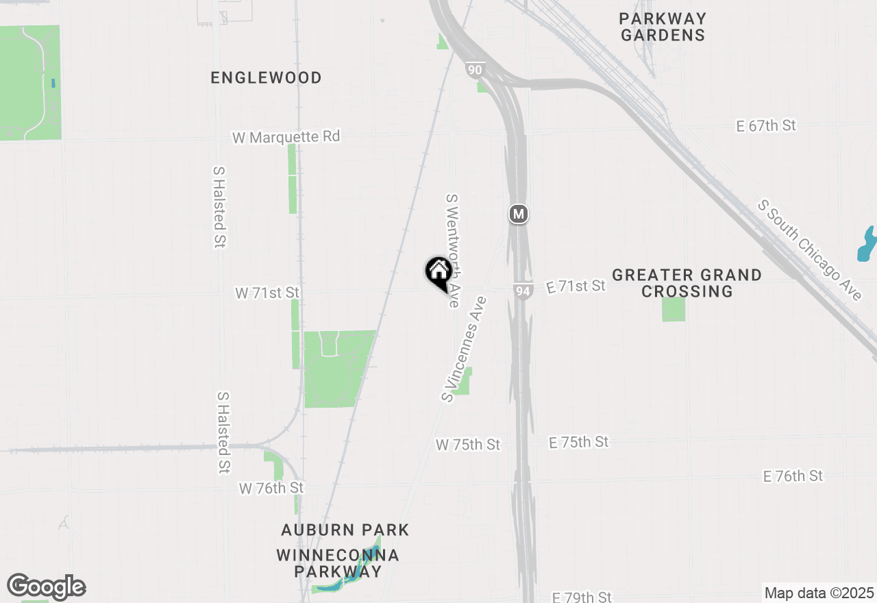 Map of 7115 S Yale Avenue, Chicago, IL 60621