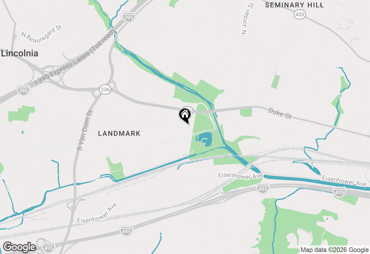 Map of 4920 Barbour Drive #A, Alexandria, VA 22304