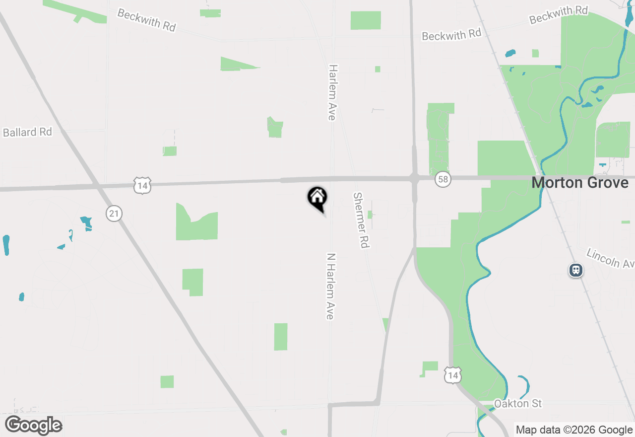 Map of 7226 W Conrad Avenue, Niles, IL 60714