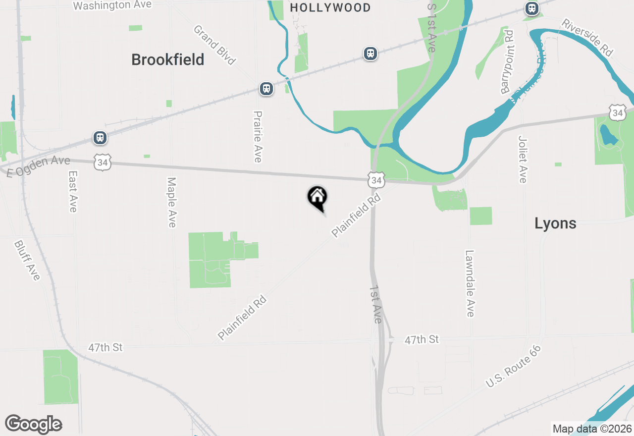 Map of 4225 Anna Avenue, Lyons, IL 60534