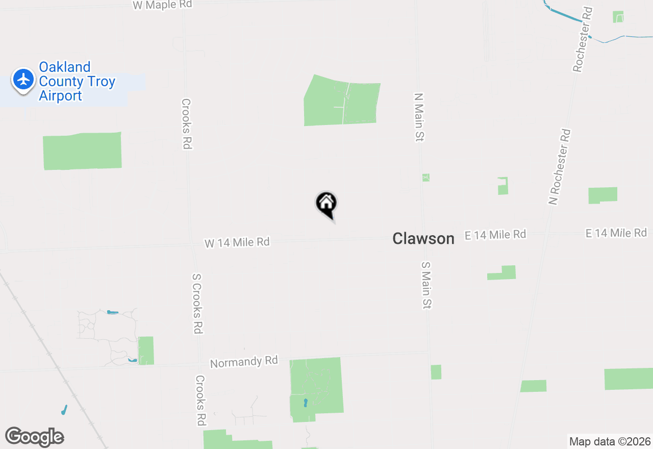 Map of 525 Broadacre Avenue, Clawson, MI 48017