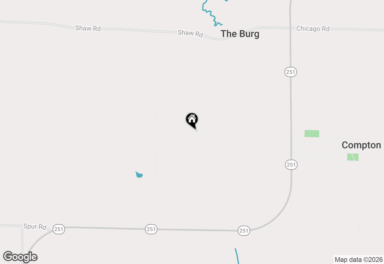 Map of 2728 W Brooklyn Road, Compton, IL 61318