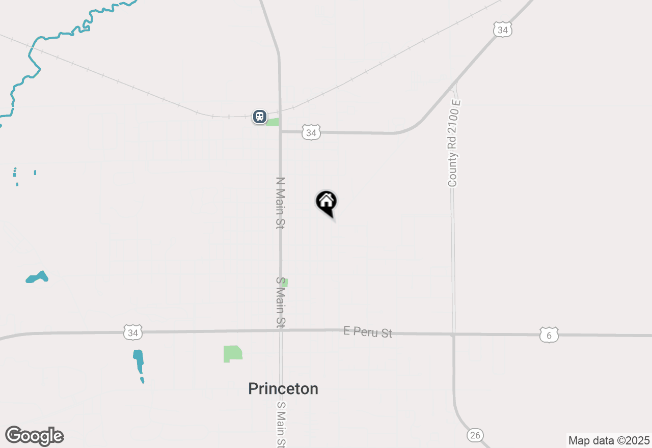 Map of 319 N Chestnut Street, Princeton, IL 61356