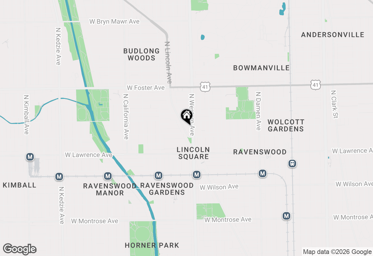 Map of 4919 N Lincoln Avenue #2, Chicago, IL 60625