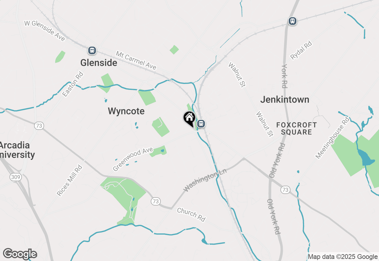 Map of 119 Greenwood Avenue #STORAGE, Wyncote, PA 19095