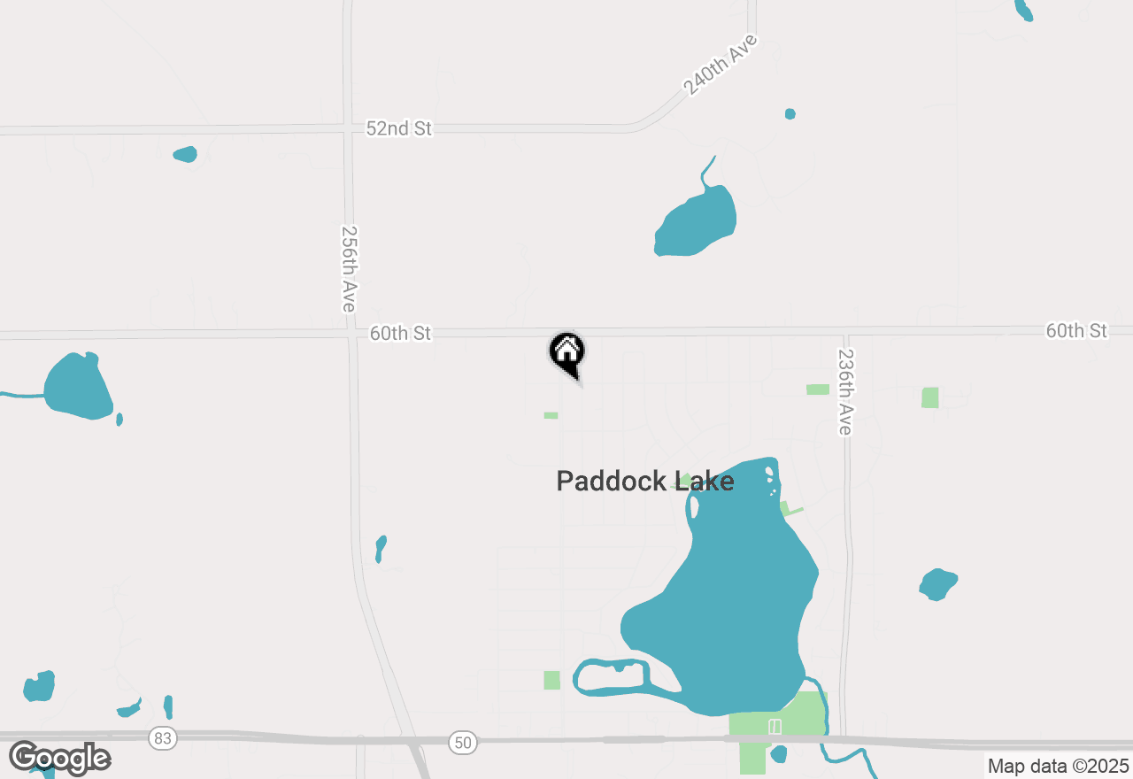 Map of 24755 61st St, Salem, WI 53168