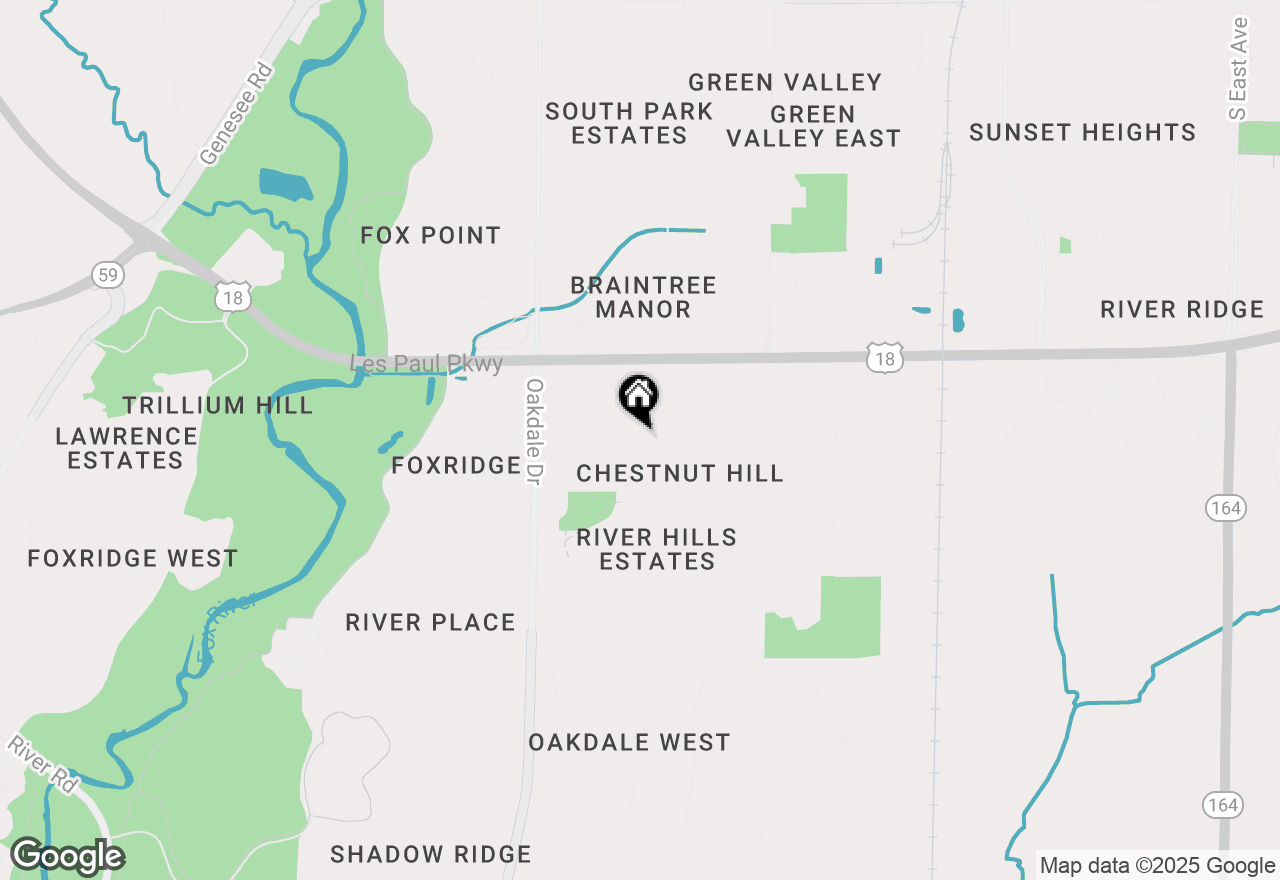 Map of 1046 River Place Blvd #8, Waukesha, WI 53189