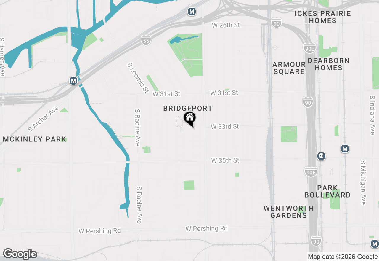 Map of 3327 S Lituanica Avenue, Chicago, IL 60608