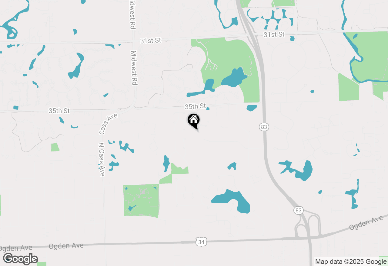 Map of 550 Oakmont Lane, Westmont, IL 60559