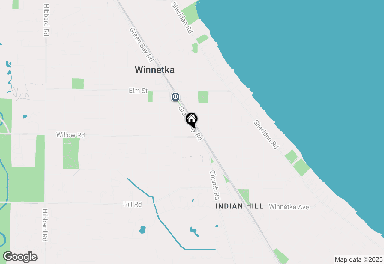 Map of 380 Green Bay Road #4D, Winnetka, IL 60093