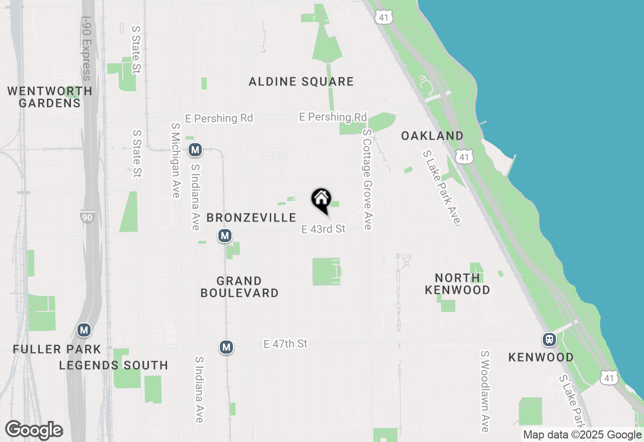 Map of 4242 S Champlain Avenue, Chicago, IL 60653