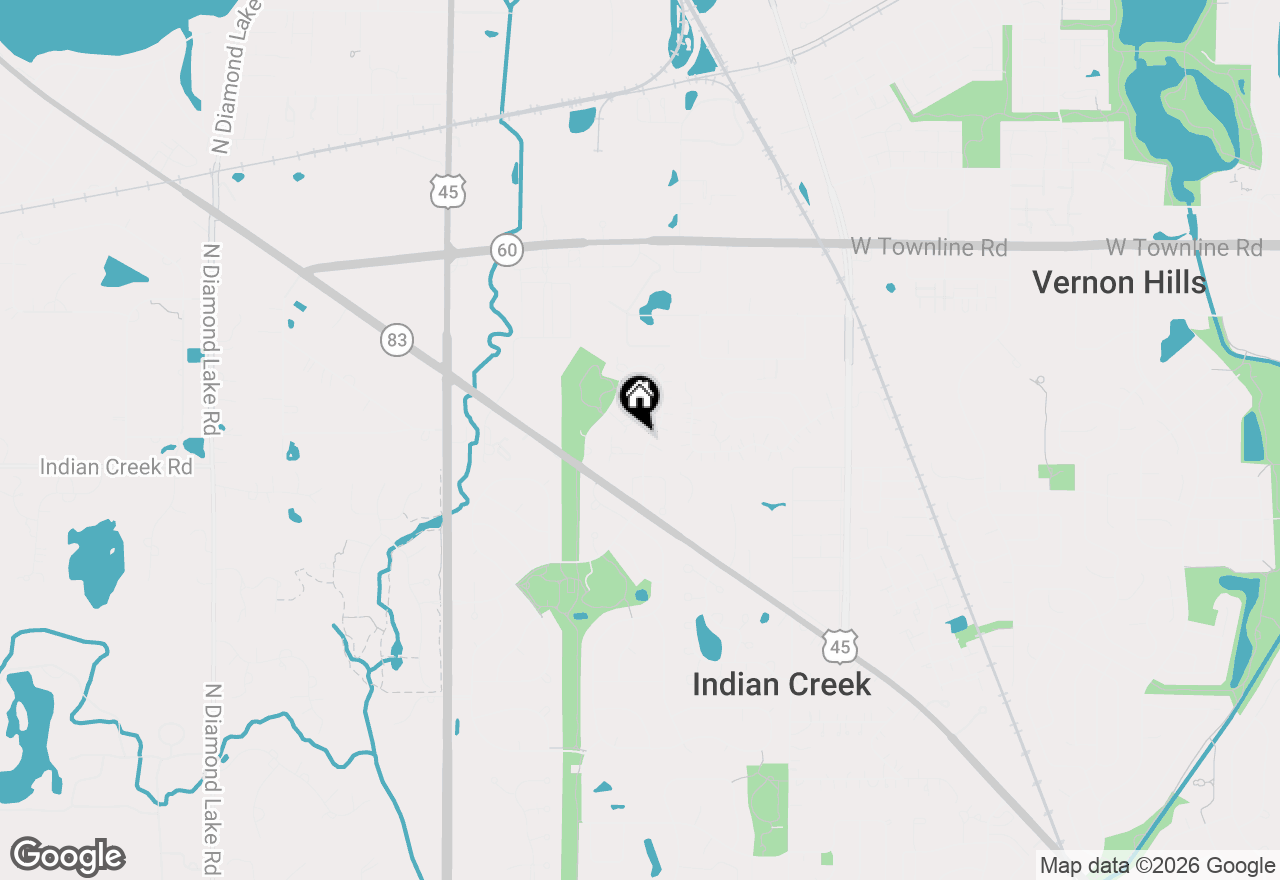 Map of 789 Grosse Pointe Circle, Vernon Hills, IL 60061