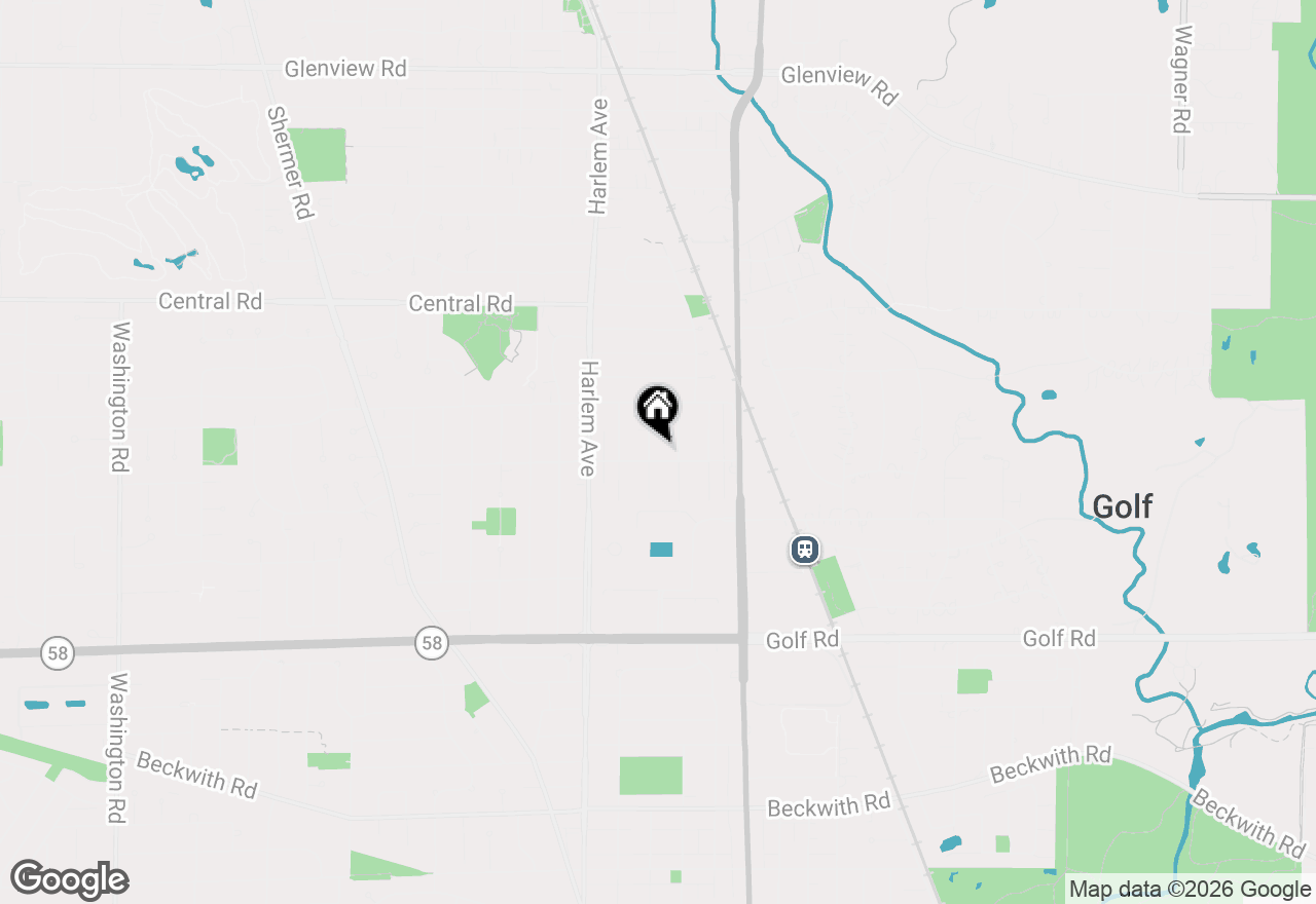 Map of 305 Neva Avenue, Glenview, IL 60025