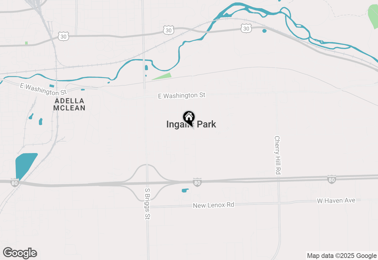 Map of 306 Anderson Avenue, Joliet, IL 60433