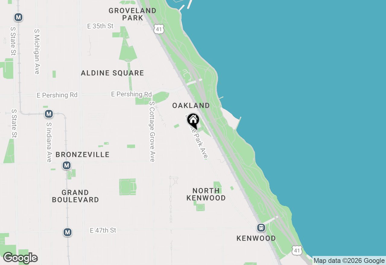 Map of 4104 S Lake Park Avenue, Chicago, IL 60653