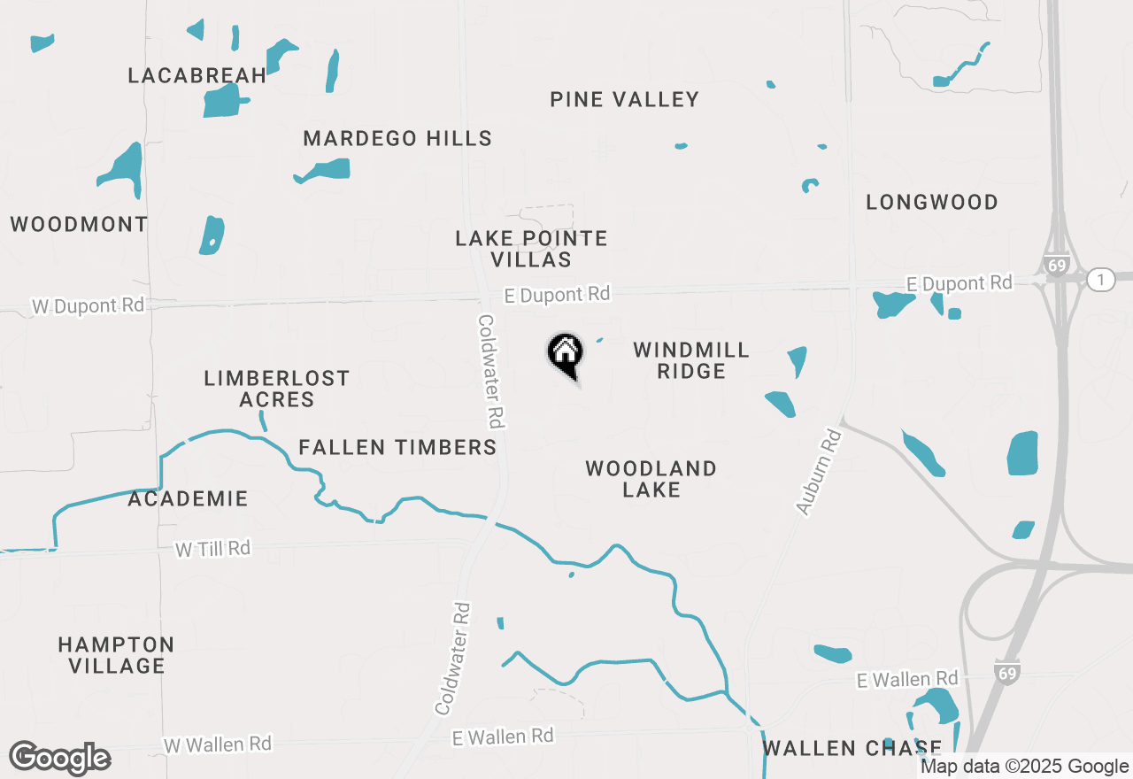 Map of 10234 Calverton Pass, Fort Wayne, IN 46825