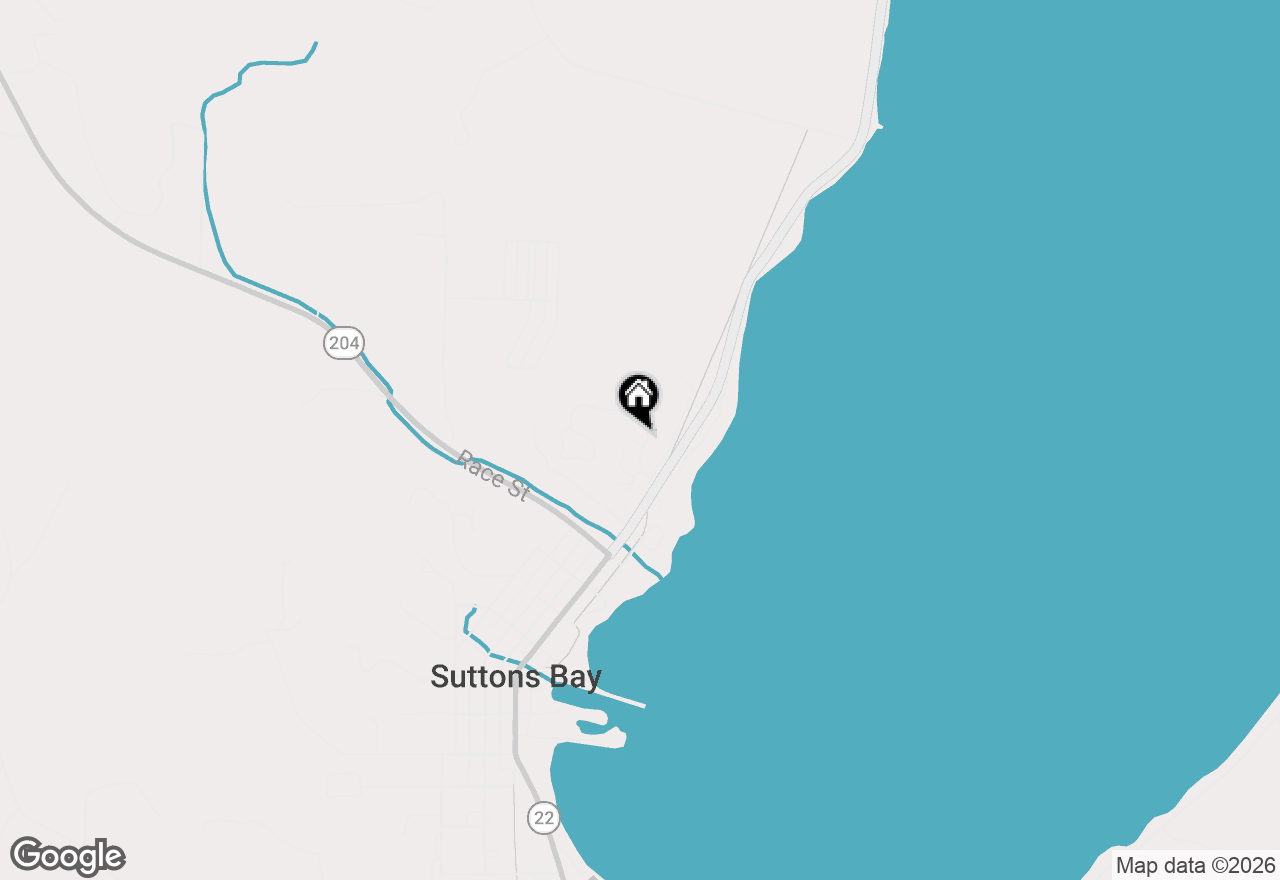 Map of 755 N Deer Path Trail, Suttons Bay, MI 49682