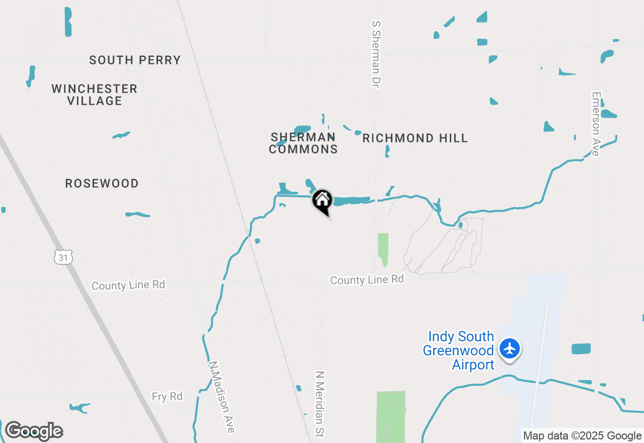 Map of 3503 Pleasant Lake Drive, Indianapolis, IN 46227