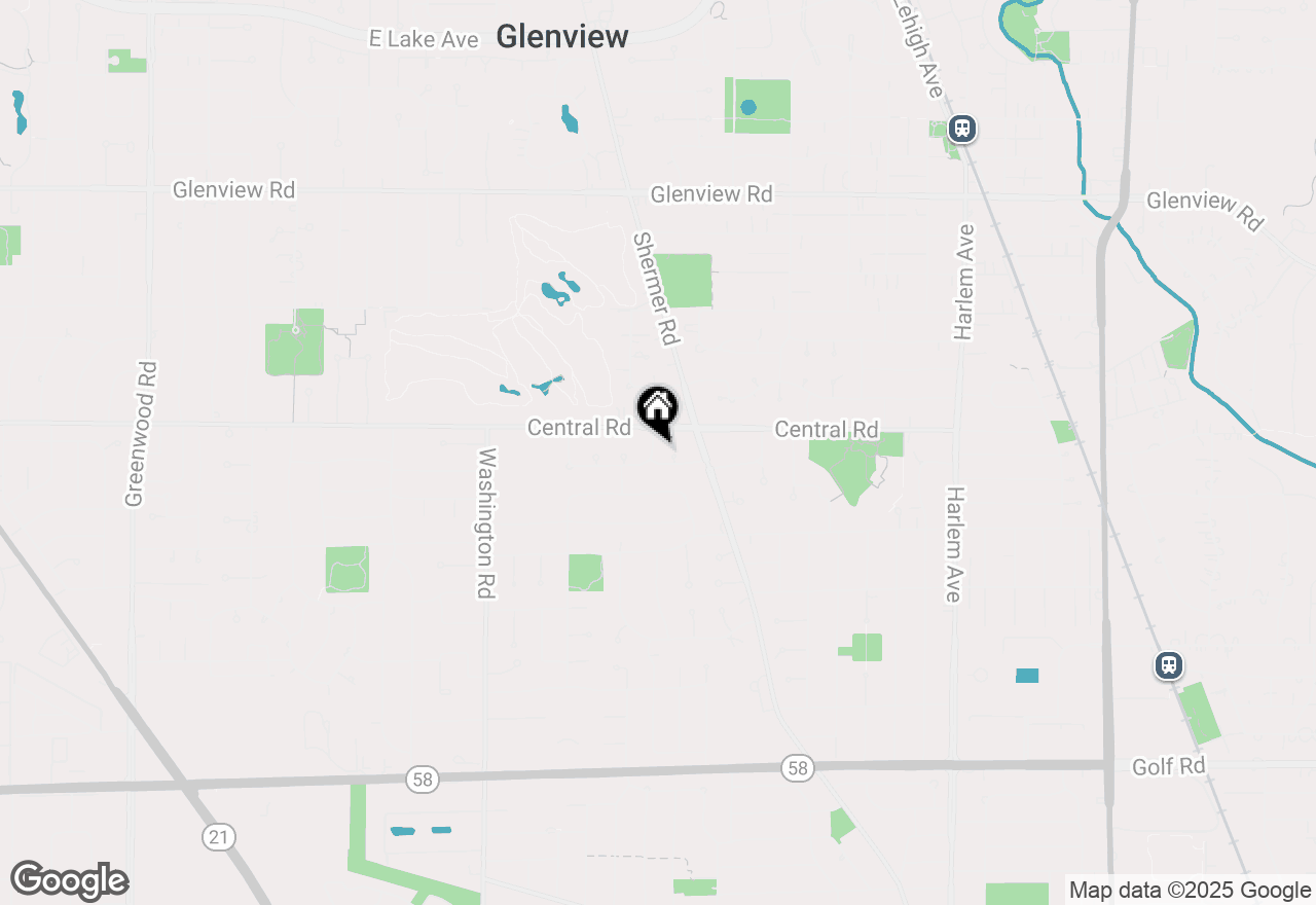 Map of 2430 Covert Road, Glenview, IL 60025