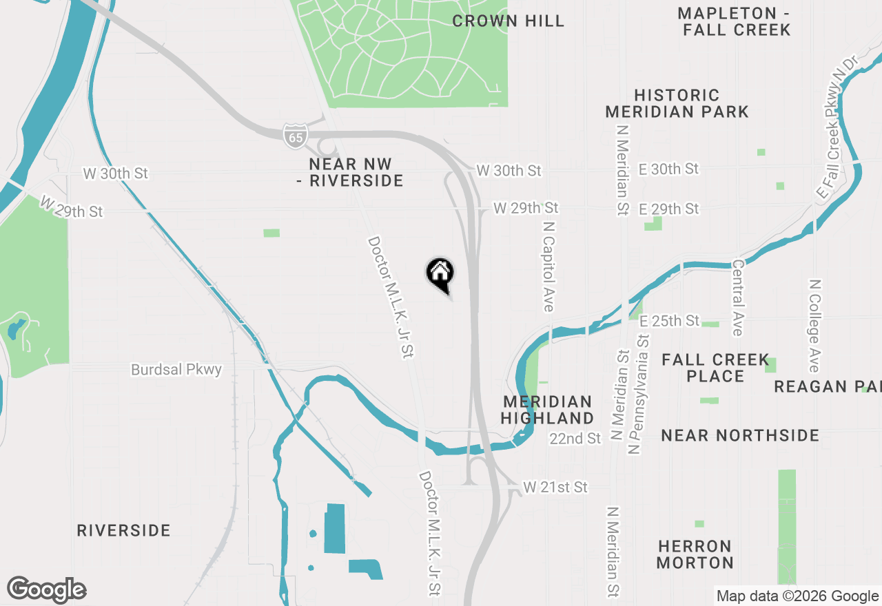 Map of 2536 Indianapolis Avenue, Indianapolis, IN 46208