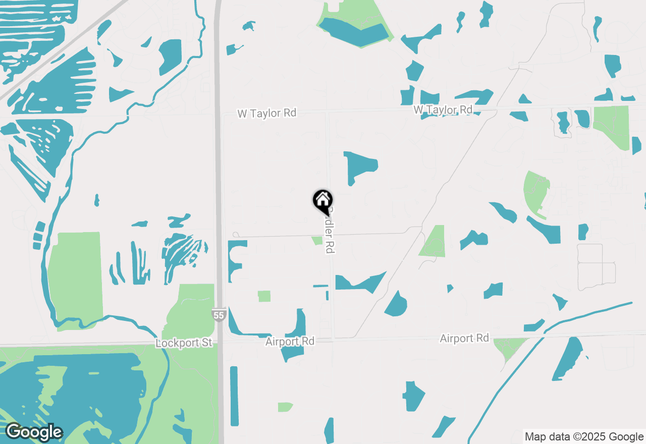 Map of 195 Morgan Court, Romeoville, IL 60446