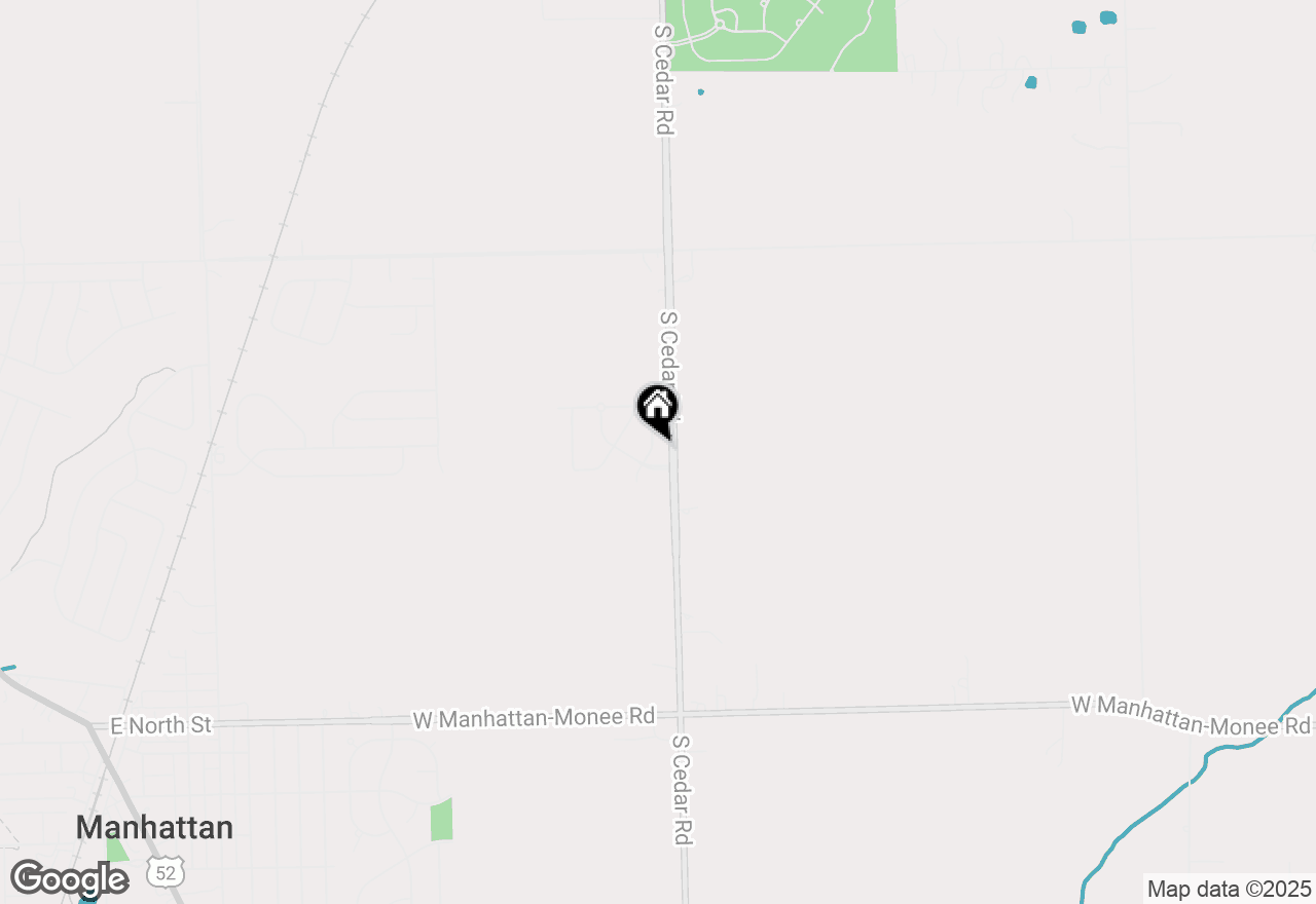 Map of 25033 Sycamore Drive, Manhattan, IL 60442