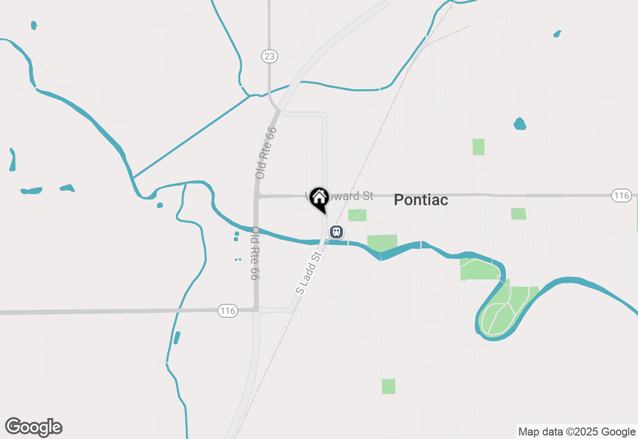 Map of 807 W Washington Street, Pontiac, IL 61764